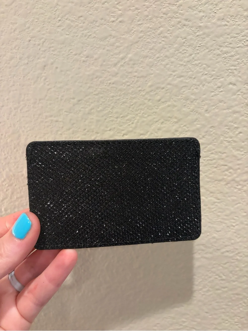 White House Black Market Glitter Mesh Credit Card Case - LOT OF 2 - Gold & black